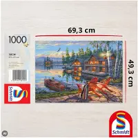 Schmidt Disney Ufer des Loon Lake, New York Puzzle 1000 Teile