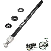Merkloos Thru-Achse M12 x 1,5, verstellbare Länge 160-178 mm, mit Abstandshaltern, für Fahrradanhänger