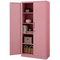 Jan Nowak Aktenschrank Abschließbar JAN mit Flügeltüren 185 x 90 x 40 cm Rosa