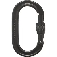Black Diamond Oval Keylock Screwgate Karabinerhaken