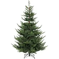 HOMCOM 210 cm Weihnachtsbaum Künstlich Dichte Zweige für Weihnachtsfest