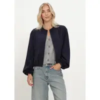 Circle of trust Damen Jacken Bente Jacket - Donkerblauw - Größe XL