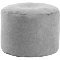 Mokebo® Minipouf oder Hocker Der Ruhepouf Beistelltisch Sitzhocker oder Fußhocker in Grau