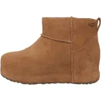 Ugg für Damen. 1180412 Stiefeletten aus Leder Classic Mini Enwrap braun (36), Wohnung, Keine, Lässig