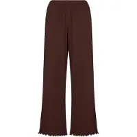 Hunkemoller Pyjama-Hose Loose Pointelle Braun