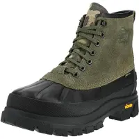 Sorel für Herren. 2138671355 Daystorm Horizon GTX Stiefel grün, schwarz (45), Leder, Wohnung, Schnürsenkel, Lässig
