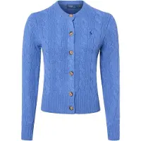 Ralph Lauren für Damen. 211972104501 Cardigan aus Wolle und Kaschmir in Blau (XS), Lässig