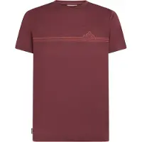 Icebreaker M Mer 150 Tech Lite Short Sleeve Tee Range Stripes port (IB01C) L