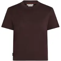 Icebreaker W Mer 150 Tech Lite III Short Sleeve Crop Tee bittersweet (IBC99) M