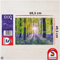 Schmidt Spiele Zarte Glockenblumen im Wald, 1000 Stück(e), Flora, 12 Jahr(e)