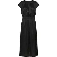 Kaffe Cocktailkleid "Damen Maxikleid KAamara", Damen, Gr. 42, N-Gr, schwarz (schwarz deep), Obermaterial: 100% Polyester PES., Kleider Cocktailkleid