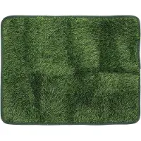 OEM Hunde Grasmat - Hunde Toilet - Potty-Training für Welpen - Herstellbar und Waschbar - 46x36 cm - Grün