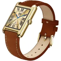 Ice Watch Smartwatch "ICE smart TKS 2.0", braun (braun, goldfarben, braun), Smartwatches, Damen, Smartwatch, Armbanduhr, Damenuhr, Bluetooth, digital, Spiele, Lederarmband