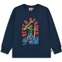 LEGO kidswear LWTAJ 608 - T-shirt Long Sleeve dark navy (590) 104