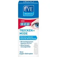 SOS EyeMedica Trocken + Müde | Hyaluron Augentropfen | 10 ml 1 St