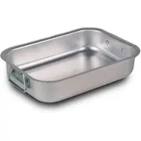 Mamù Bratform aus weißem Aluminium mit Eisengriff, für den privaten und professionellen Gebrauch, 35 cm