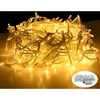JOIEYOU Lichterkette 10m 400LEDs Eisregen Lichterkette Warmweiß Lichtervorhang mit 8 Leuchtmodi Speicherfunktion Lichtervorhang IP44 Weihnachtsbeleuchtung Deko