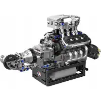 Mould King Technic McLaren V8 Motor Bausatz Realistisch
