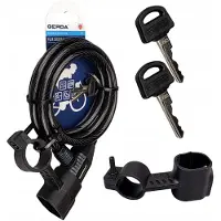 Gerda Flex 1500/8A Fahrradschloss Seil 150cm mit Halterung