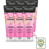 John Frieda 6 x Vibrant Shine Colour Conditioner - 250 ml - Vorratspackung - 6 Stücke