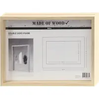 Creativ Company doppelseitiger Holzrahmen 22,1 x 30,8 cm