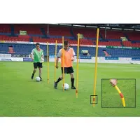 Megaform teleskopische Slalomstangen Set von 8 für Sporttraining
