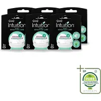 Wilkinson 6 x Intuition Sensitive Care Ersatzklingen für empfindliche Haut - Großpackung - 6 Stücke