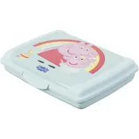 Keeeper Brotdose carla mini peppa pig, 0,5 L, aquamarine Deco-Click-Box mini, PP, praktischer Verschluss