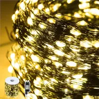 JOIEYOU 100m Kupferdraht Lichterkette 1000 LEDs Weihnachtsbeleuchtung mit 8 Leuchtmodi IP44 Lichtstränge für Garten & Balkon Lichterketten für Weihnachten Ostern Halloween Hochzeit
