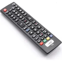VHBW Fernbedienung kompatibel mit LG 24MT46, 24MT45, 32LN570, 29MT45, 22MT44, 24MT30, 24MS53, 32LN575, 32LN5707 Fernseher, TV - Ersatzfernbedienung