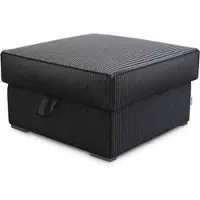 Masseno POUF FERA Schwarz 65x65 cm