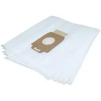 VHBW 5x Staubbeutel kompatibel mit Nilfisk Power P10, Power Allergy, Power Eco, Power P Animal, Power Energy Eco Staubsauger - 27,9cm x 25,5cm Weiß