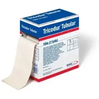 Bsn Medical Tricodur Tubular, dauerelastische Schlauchbandage, weiß L, 10 m x 32,5 cm