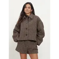 Grace & Mila Damen Jacken Coat - Bruin - Größe XL