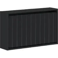 vidaXL Wandmontierter Schuhschrank ZWOLLE 71 x 17 x 43 cm Schwarz