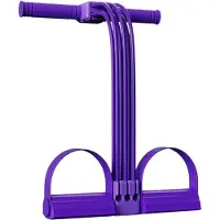 OEM Kraftband für Fitness - Elastisches Trainingband - Heimtraining - Sechs Kanäle - 30 cm - Lila
