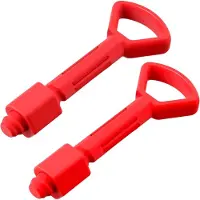 Merkloos Ersatzkupplungsstifte Kunststoff, 2 Stück, 110 mm, für rote Anhängerkupplung