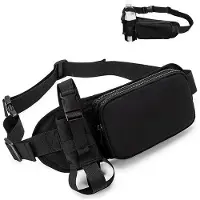 OEM Wasserdichtes Fahrradtaschen-Set - Verstellbarer Riemen mit Schnellverschluss - 500ml Wasserfassung - Oxford-Stoff - mit mehreren Taschen - Schwarz