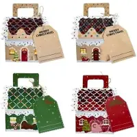 Merkloos Adventskalender zum Befüllen, 24 leere Fächer, dekoratives Element, für persönliche Überraschungen