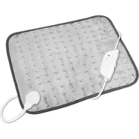 Unyqoos Wärmekissen XL 45×35 cm – elektrisches Rücken-Heizkissen, 4 Temperaturstufen, 100 W, Überhitzungsschutz & 90 Min. Abschaltautomatik, waschbar bis 40 °C