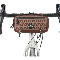 Merkloos Fahrradlenkertasche 1,9 Liter, mit Schulterriemen, Schnellschnalle, für Rennrad und MTB