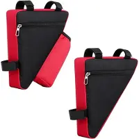 Merkloos Fahrradtasche dreieckig, wasserdicht, 2-teilig, für den Vorbau