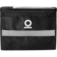 Klickfix Pulp Lenkertasche - 3,5 L Volumen - Wasserabweisende Fahrradtasche/Fronttasche/Lenkerkorb - Inklusive Kühlfunktion, Handyfach/Kartenfach, 2X Netzaußentaschen