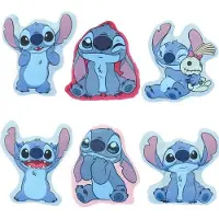 Unyqoos Lilo & Stitch 3D Mini-Kissen, 15 cm – verschiedene Motive, Motiv wird bei Bestellung zufällig ausgewählt