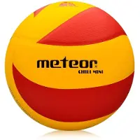 Merkloos Volleyball, Größe 4 und 5, gelb/rot, für Strand und Schule