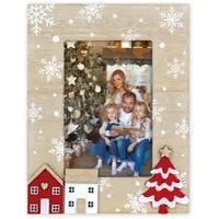 Zep Agordo 10x15 cm Hochformat natur Winter-Holzrahmen zum Stellen