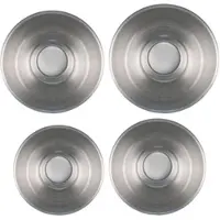Mamù 4-teiliges Backformen-Set mit Löchern Ø 28/30/32/34 cm, aus Aluminium, hergestellt in Italien