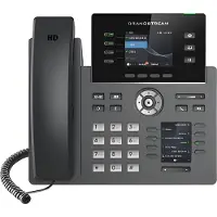 Grandstream Networks GRP2614, IP-Telefon, Schwarz, Kabelgebundenes Mobilteil, Im Band, Außerhalb des Bandes, SIP-Info, 4 Zeilen, 2000 Eintragungen