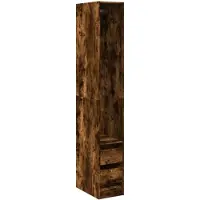 vidaXL Kleiderschrank Räuchereiche 30x50x200 cm Holzwerkstoff