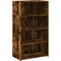 vidaXL Highboard Räuchereiche 70x41x124 cm Holzwerkstoff
